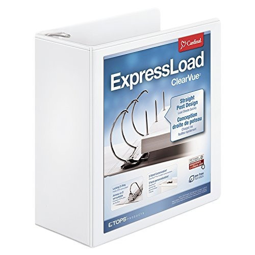 Cardinal Expressload Clearvue Locking D Ring Binder 0