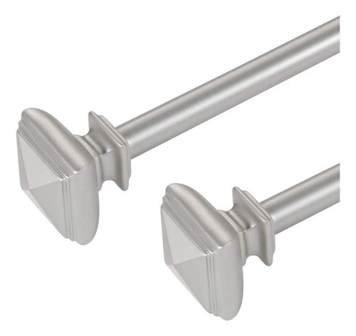 Turquoize Paquete De 2 Barras De Cortina De Ventana Para Ven 0