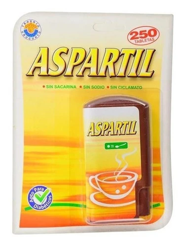 Aspartil Edulcorante 250 Tabletas 0