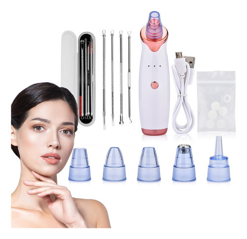 Maquina Removedor Saca Puntos Negros Poro + Agujas Comedones 0