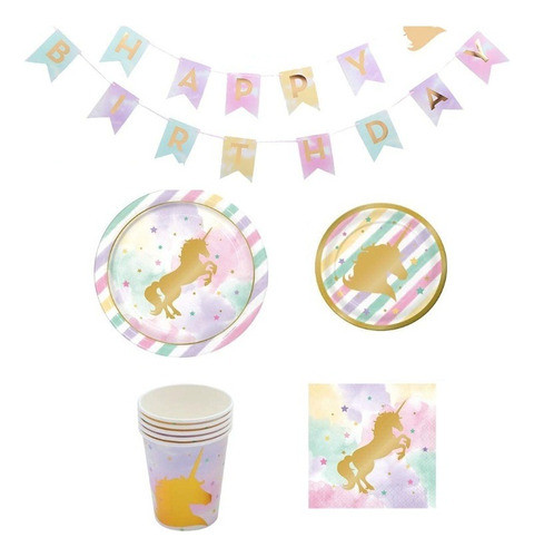 Unicornio Set De Cumpleaños 0