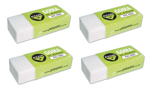 4 Gomas De Borrar Blanca Tecnica Pizzini 0