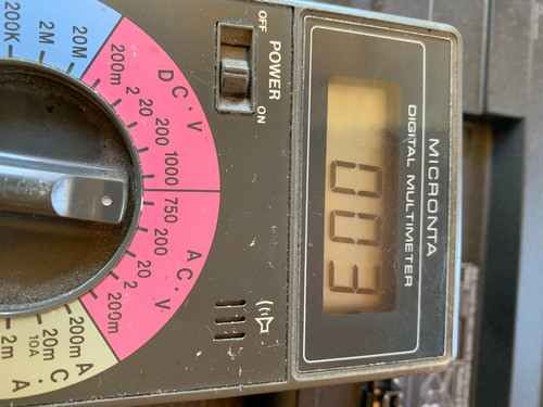 Multimetro Micronta 0
