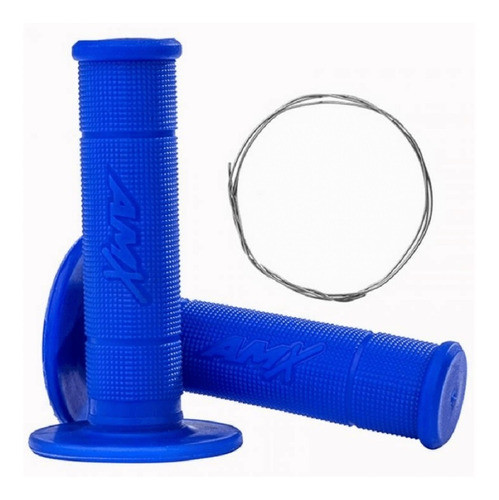 Puños Moto Amx Lite Brasil Azul 0