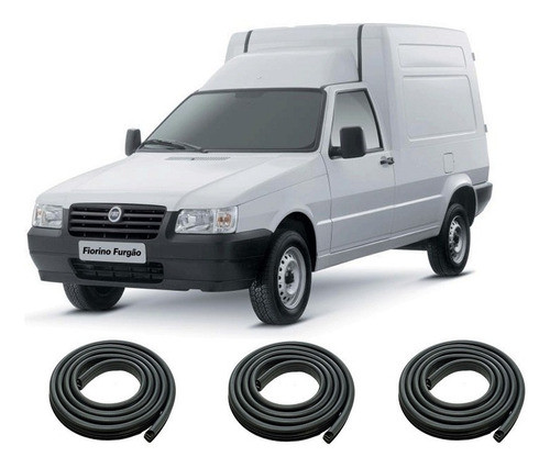 Fiat Fiorino 1997 / 2014 Burletes De Puertas + Carroceria Trasero Walrod306 0