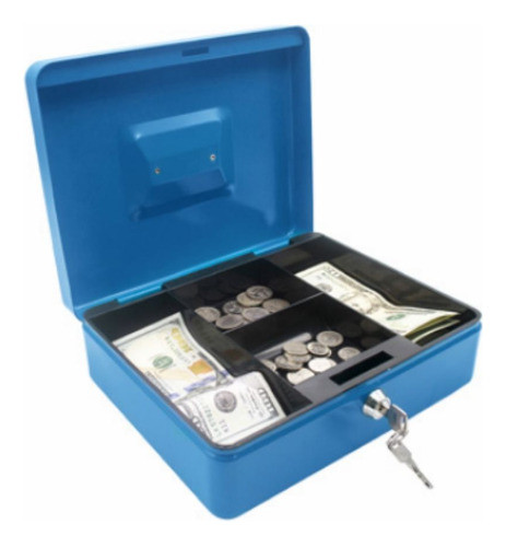 Caja De Dinero Studmark Azul  25x18x9 0