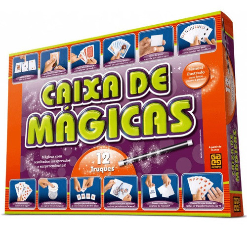 Caixa De Mágicas Kit Com 12 Truques Grow 0