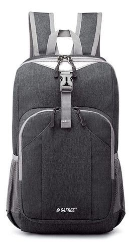 Mochila Pequena Camping Gris Oscura Impermeable 10l G4free 0