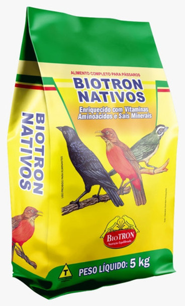 Biotron Nativos - Ração Extrusada Sabor Banana - 5 Kg + Top 0