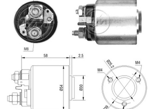 Solenoide O Automatico De Arranque Zm 491 0