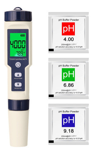 . 5 Em 1 Medidor Combinado Do Teste Do Multiparâmetro 0