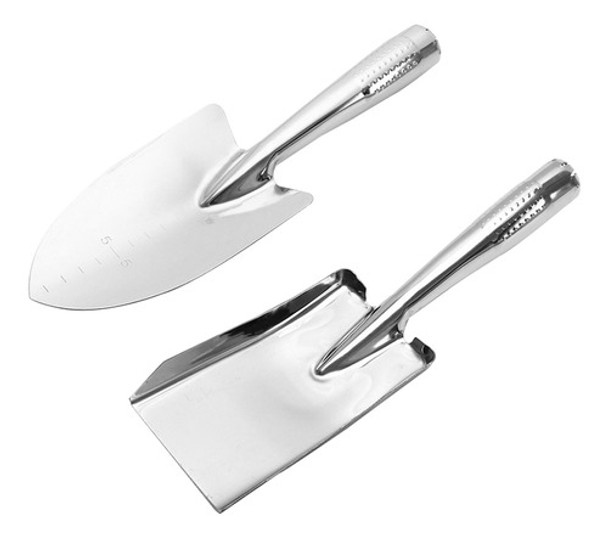 Mini Pá De Jardinagem Com Espátula, 2 Unidades 0 Mini Pá De Jardinagem Com Espátula, 2 Unidades 0