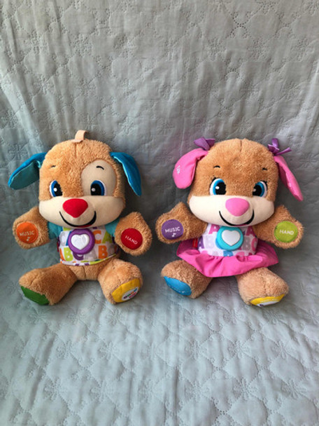 Kit Fisher Price Cachorrinho E Irmã Do Cachorrinho Em Inglês 0