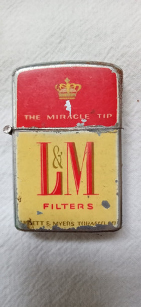 Antiguo Encendedor L&m Continental 0