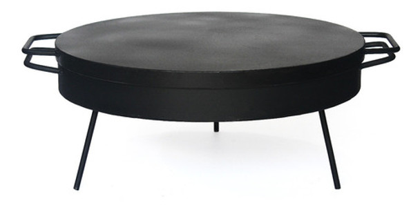 Disco Paellera 55cm Con Tapa Bifera Y Patas Desmontables 0 Disco Paellera 55cm Con Tapa Bifera Y Patas Desmontables 0