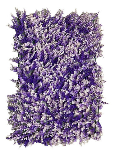 X12 Jardín Vertical Pasto Cerco Artificial Morado 40x60 0