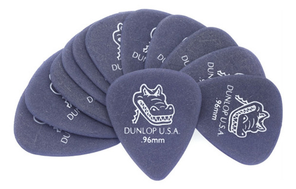 Kit Com 12 Palhetas Dunlop Gator Grip Made In Usa .96mm 0