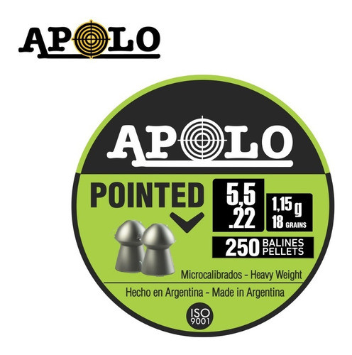 Balines Apolo Pointed 5,5 Mm 0