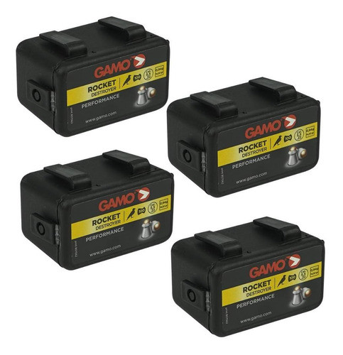 Munição Carabina Pressão Chumbinhos 5.5 Gamo Rocket 400un. 0