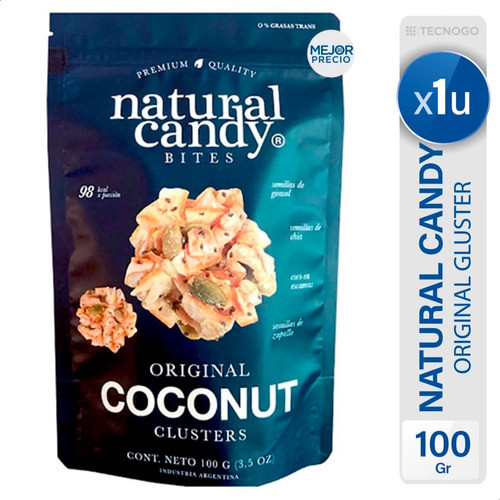 Snack Natural Candy Bites Coconut Coco - Mejor Precio 0