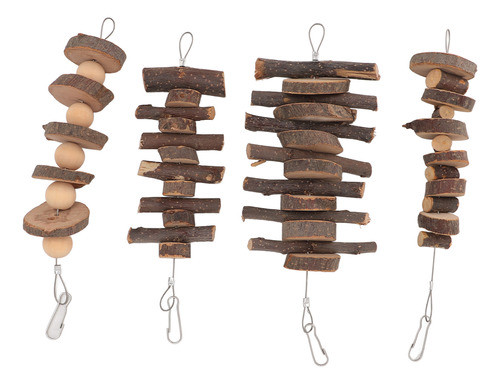 Brinquedo Para Mastigar Animais Pequenos, 4 Peças De Coelho 0