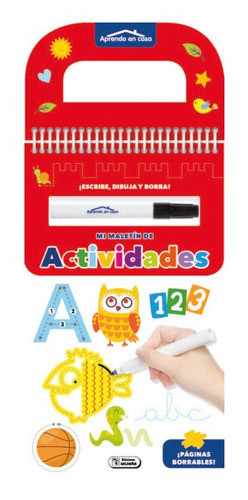 Mi Maletin De Actividades Rojo Con Complemento Plow  0105 0