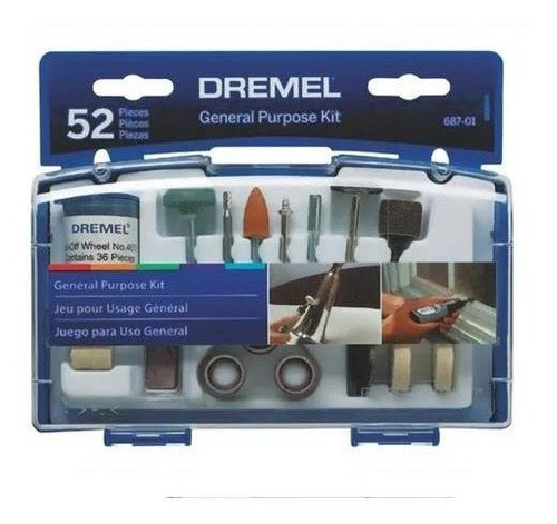 Kit Multifunção 52pc - Dremel 687 *26150687ja 0