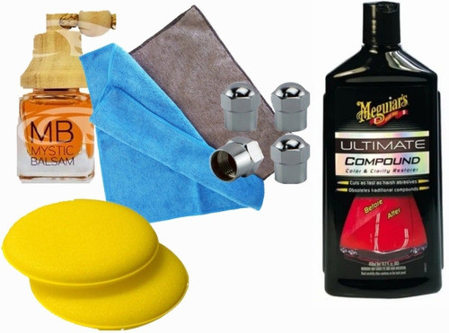 Kit Pulido Ultimate Compound,meguiar´s,perfume,pad,microfi 0