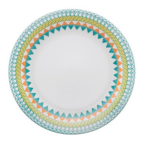 Plato Llano De Ceramica De 26 Cms De Ceramicas Oxford X08375 0