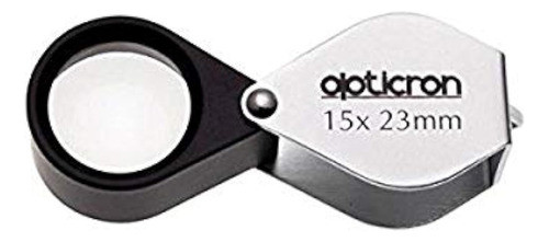 Lupa Óptica De Metal Con Lupa 15x 23mm (0.9  ) 0