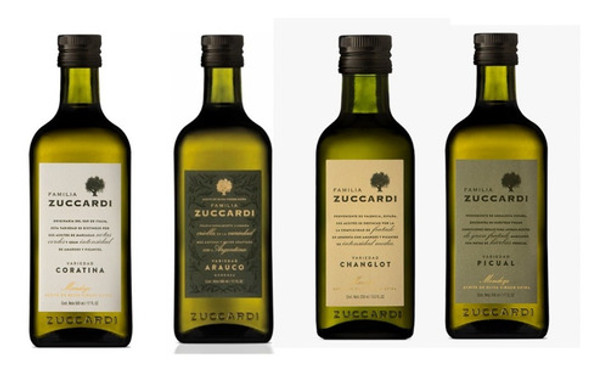 Aceite  Oliva Extra Virgen Variedad Familia Zuccardi 4x500cc 0