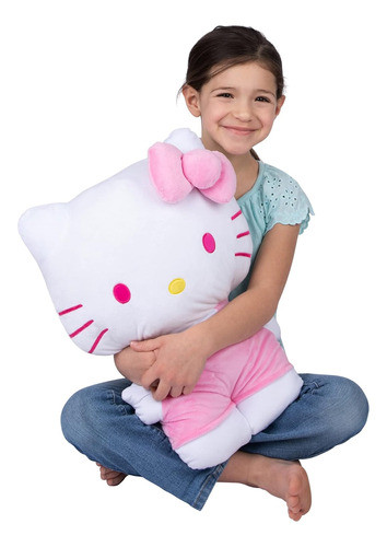 Colcha Suave De Hello Kitty Con Almohadón Para Niños 0