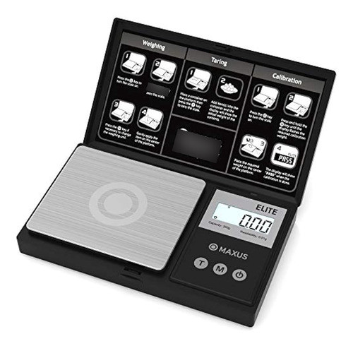 Báscula De Precisión De Gramo 200g X 0.01g, Maxus Elite Básc 0