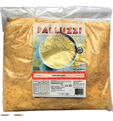 Pan Rallado Palluzzi 500g Sin Tacc 0