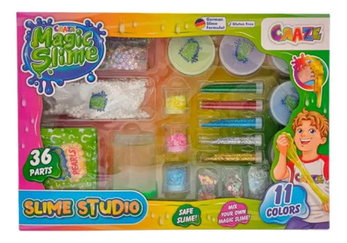 Fábrica De Slime Craze Studio Grande 36 Piezas 0