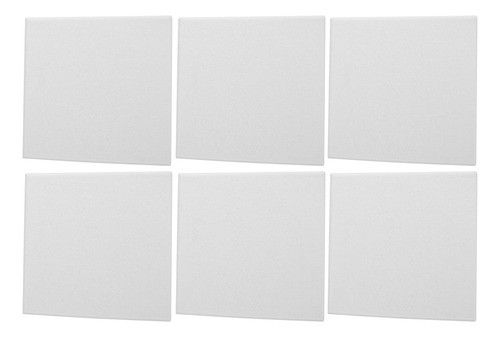 Placa De Absorção De Som Resistente Ao Fogo, 6 Unidades 0
