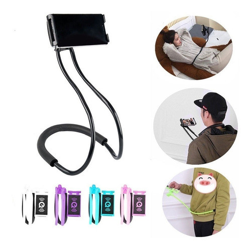 Soporte Cuello Celular Sujetador Flexible Celular Cama 0