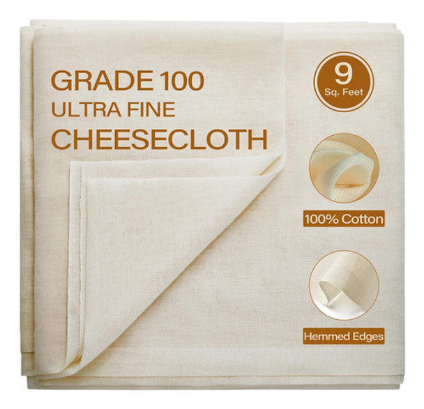 Paños Colar Quesos Grado 100reutilizable Lavable 0