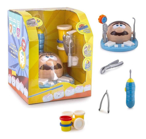 Massinha De Modelar Mm016 Dentista Polibrinq Ferramentas 0