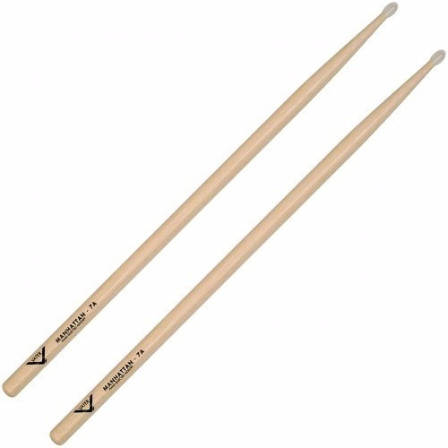 Palillos Bateria Vater Vh7an American Hickory Punta Nylon 7a 0