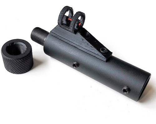 Adaptador Com Mira Para Supressor De Ar 1/2x20( Canos 16mm) 0