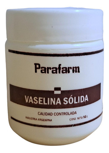 Vaselina Solida Parafarm X50g Calidad Controlada 0