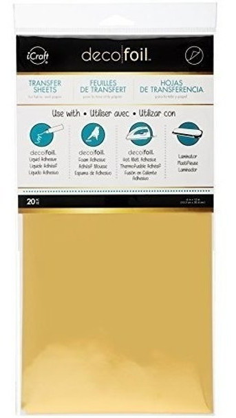 Hojas De Transferencia De Lamina Decorativa Icraft, 6  X 12 0