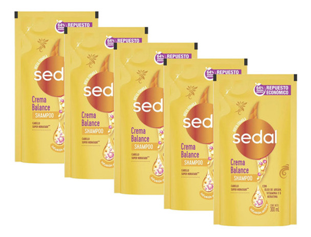 Pack Recarga Económica Shampoo Sedal Crema Balance 300 Ml 0 Pack Recarga Económica Shampoo Sedal Crema Balance 300 Ml 0