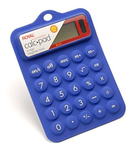 Royal Rb102 - Calculadora De Hule Azul 0