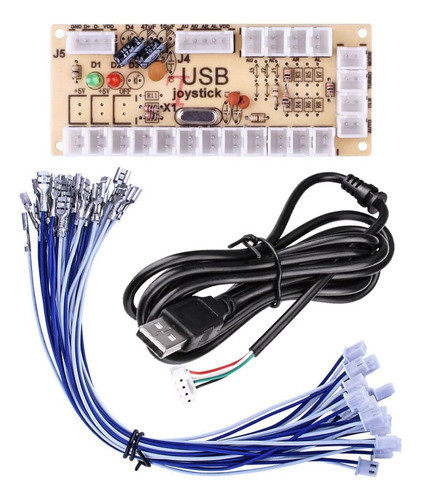 Placa De Circuito Diy Arcade Joystick, Placa De Controle Usb 0