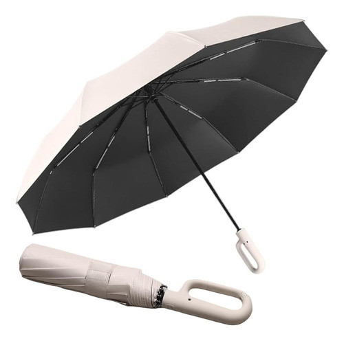 Paraguas Extra Grande A Prueba De Viento De Viaje Plegable C 0