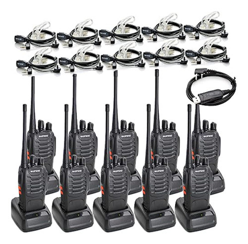 Baofeng Bf-888s Radio Bidireccional De Largo Alcance 16 Ch B 0