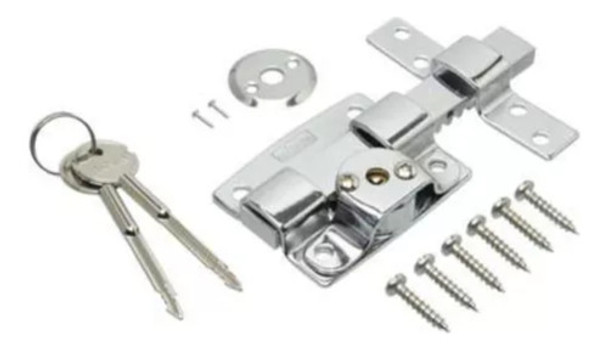 Cerrojo Puerta Seguridad 2 Llaves!! Misma Combinacion X5.!! 0