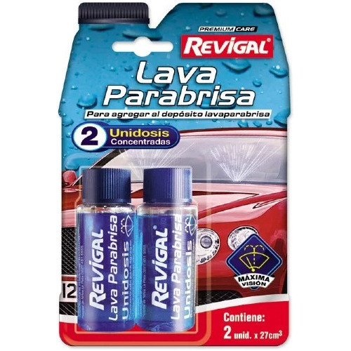 Lava Parabrisa  Cocentrado Revigal , Limpia Vidrios ,580cc 0